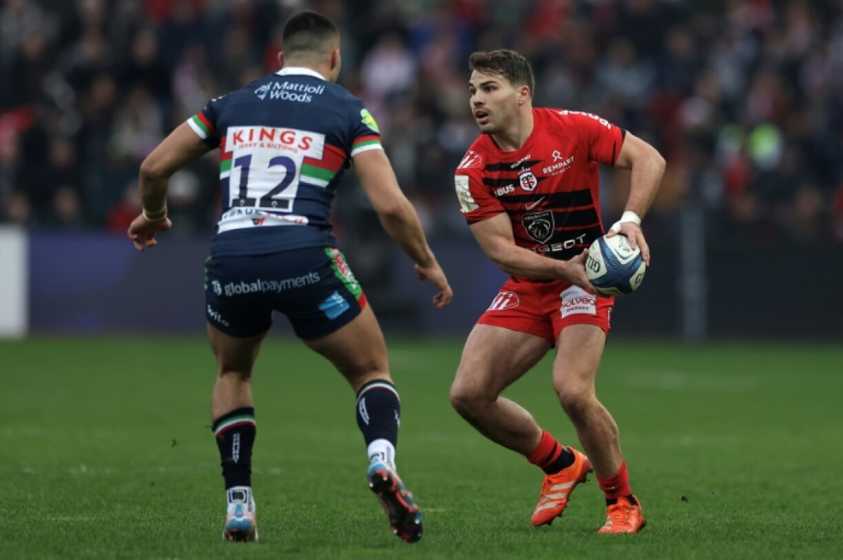 Toulouse's French scrum-half Antoine Dupont