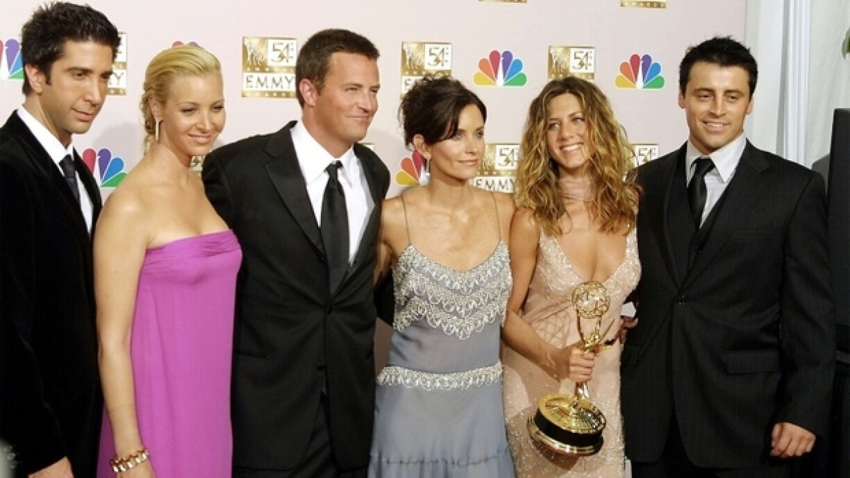 De Cast vu Friends bei den Emmy-Awards 2002