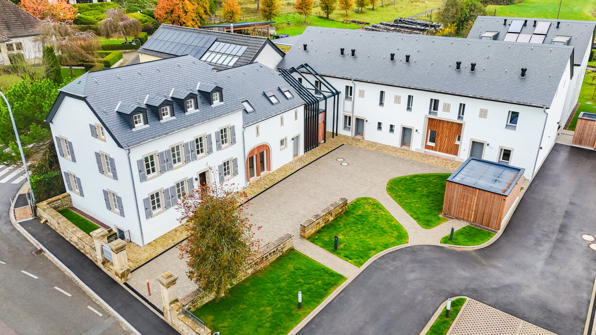 Un corps de ferme entièrement rénové par le Fonds du logement à Dillingen.