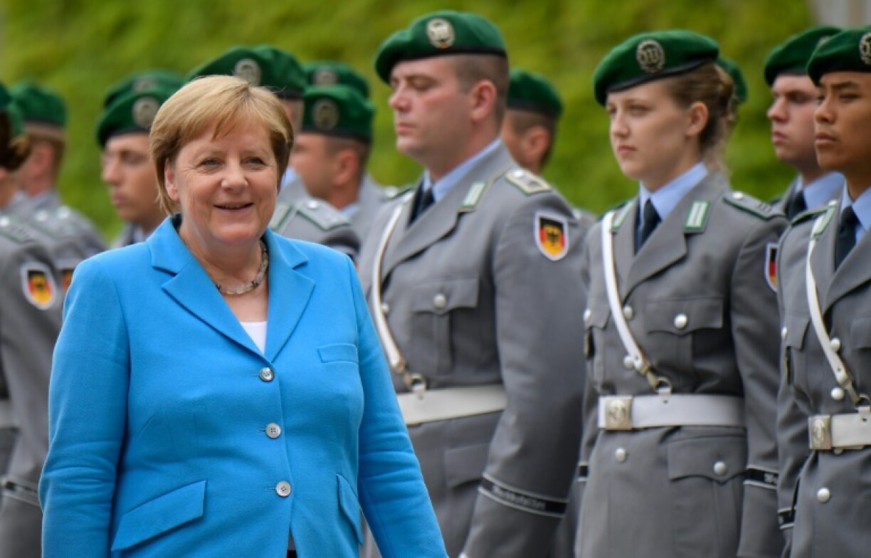 Merkel's latest shaking bout struck as she received the Finnish prime minister in Berlin