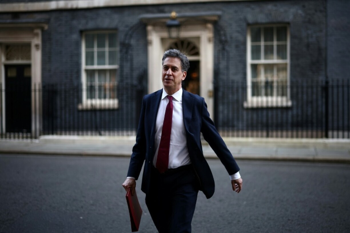 Britain's Climate Change and Net Zero Secretary Ed Miliband is heading to China to drum up support for climate commitments