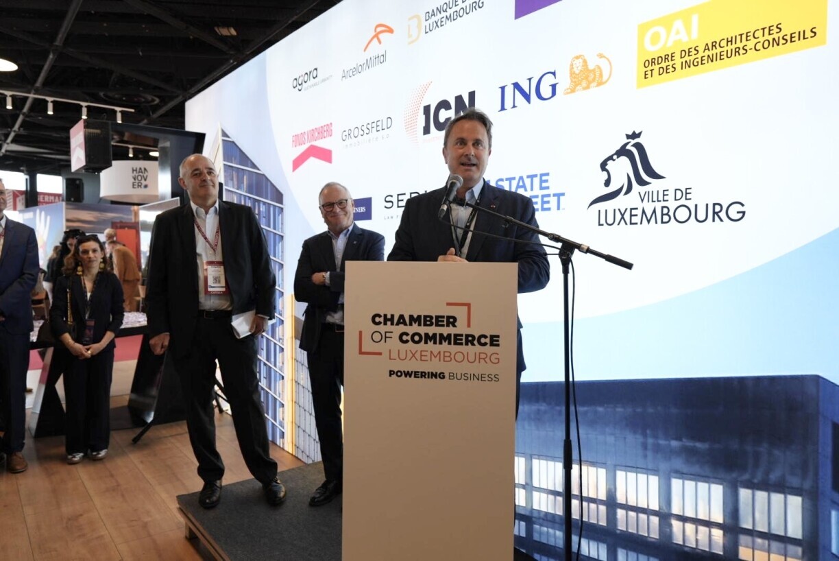 Den Ausseminister Xavier Bettel op der MIPIM zu Cannes
