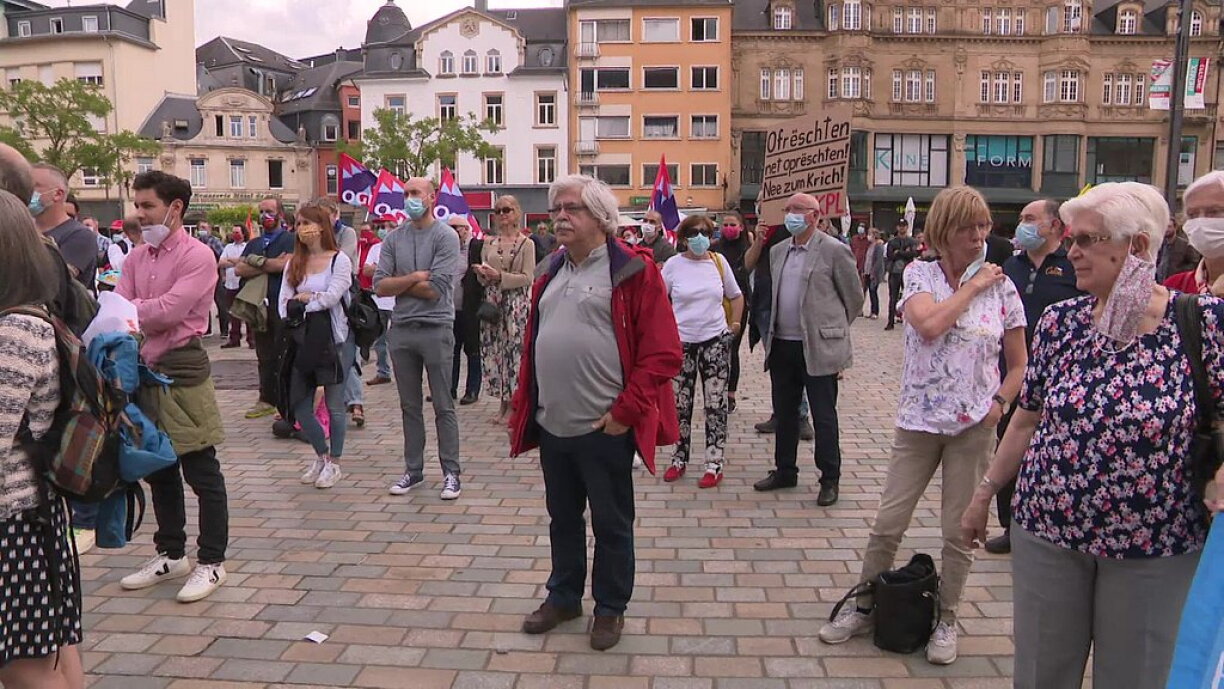 Une photo de l'édition 2020 de la Marche pour la paix.