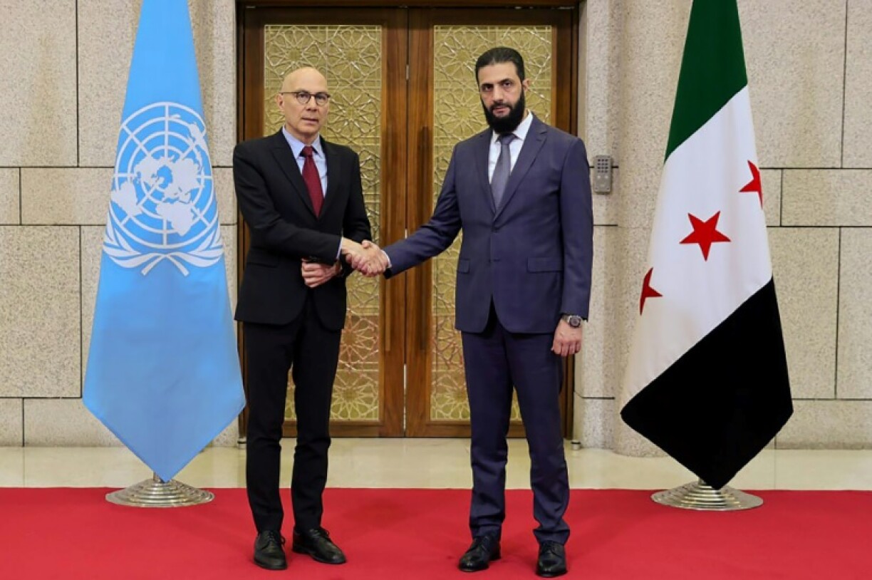UN rights chief Volker Turk met with Syria's new leader Ahmed al-Sharaa in Damascus