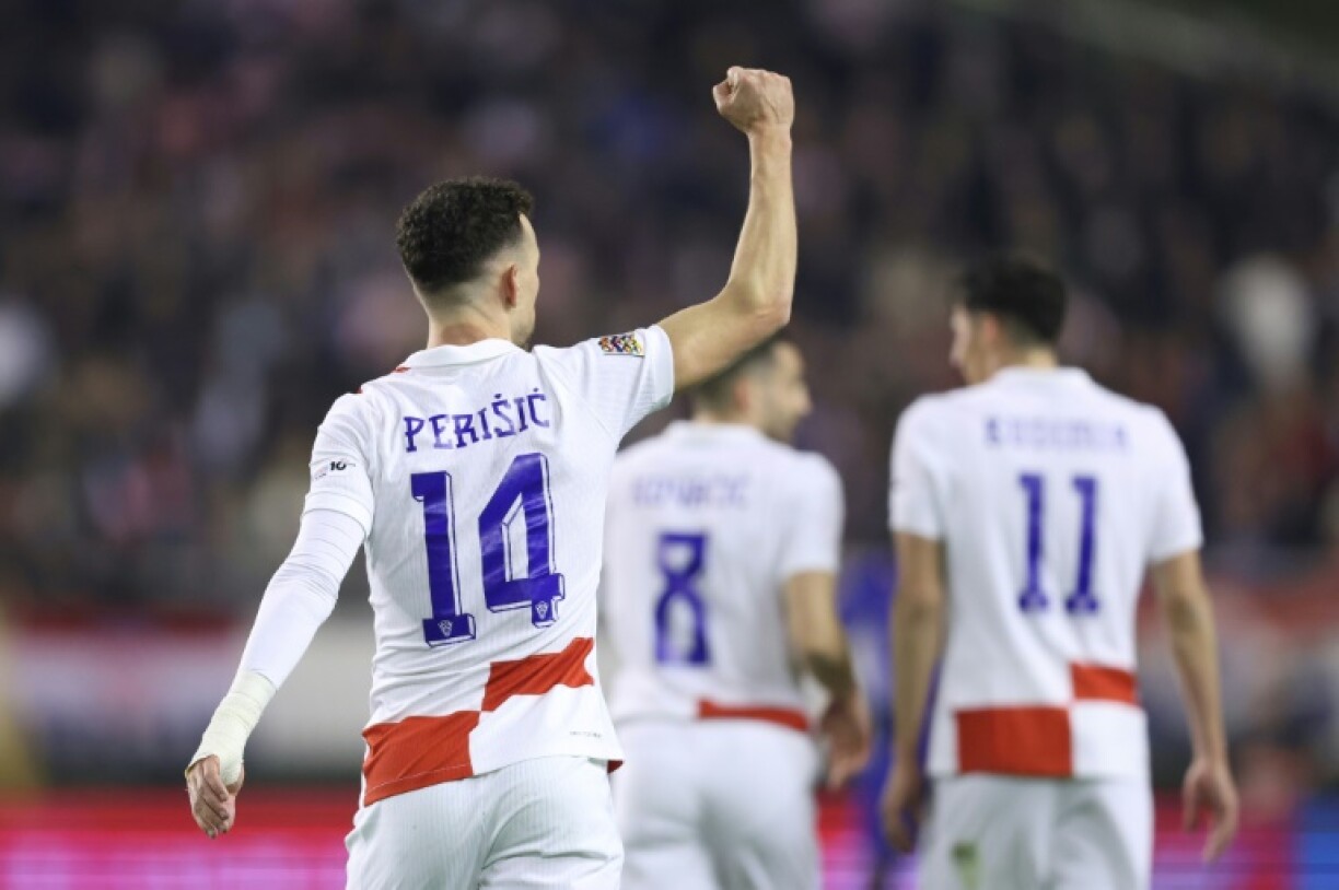 Ivan Perisic was the star for Croatia in their 2-0 win at home to France in Split in the first leg of their Nations League quarter-final