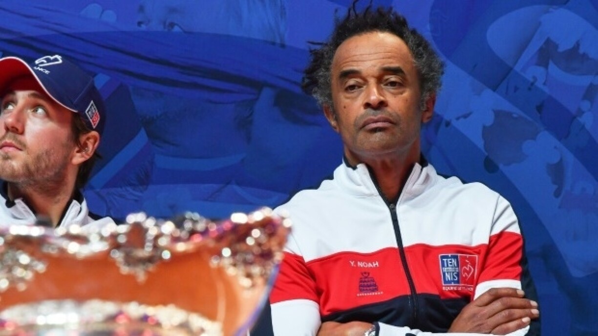 De Yannick Noah beim Davis-Cup 2018