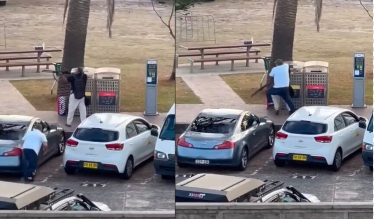 Capture d'écran du "héros" qui a désarmé l'un des terroristes.