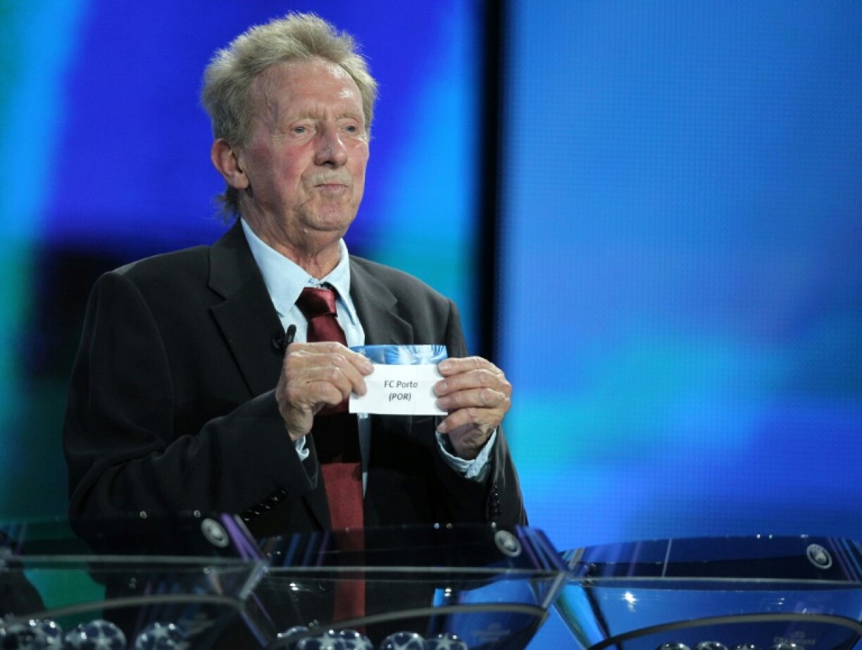 Denis Law attends the draw for the Champions League at Monaco in 2012