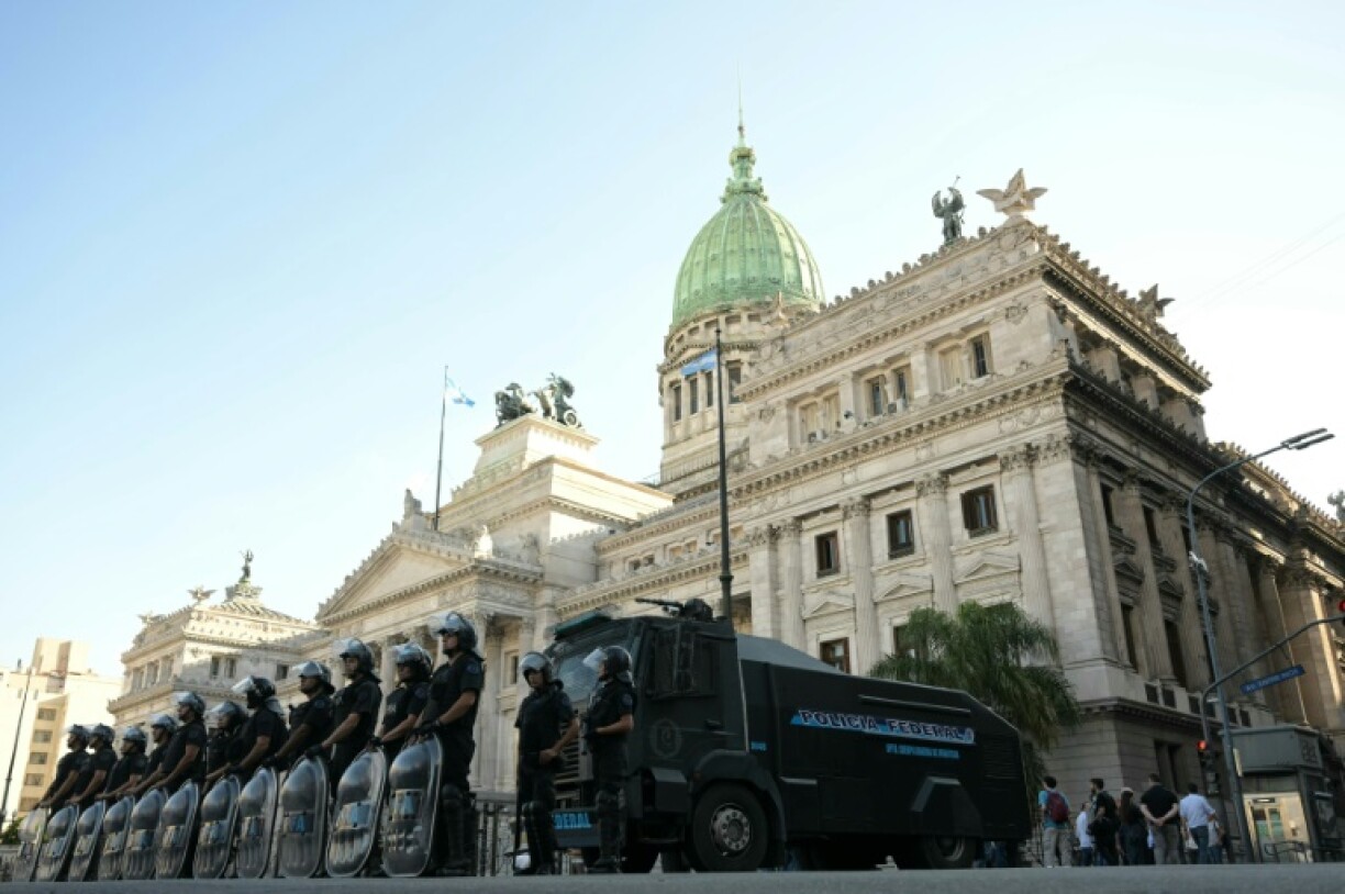 More than 2,000 police were deployed for the protest