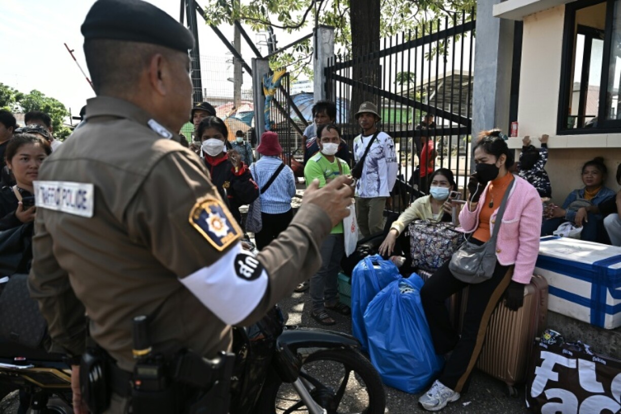 There was confusion at the Ban Khlong Luek checkpoint in Sa Kaeo province -- the main crossing for people travelling overland to Cambodia's Siem Reap, where the Angkor Wat complex is located