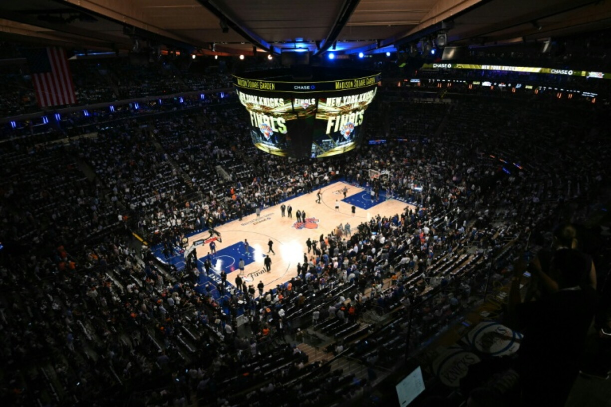 Match 3 de la finale NBA entre les New York Knicks et les San Antonio Spurs au Madison Square Garden de New York, le 8 juin 2026
