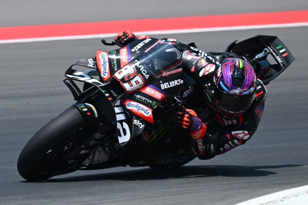 L'Espagnol Jorge Martin nouveau leader du classement mondial de MotoGP après le Grand-Prix d'Indonésie, le 11 octobre 2026 sur le circuit de Mandalika