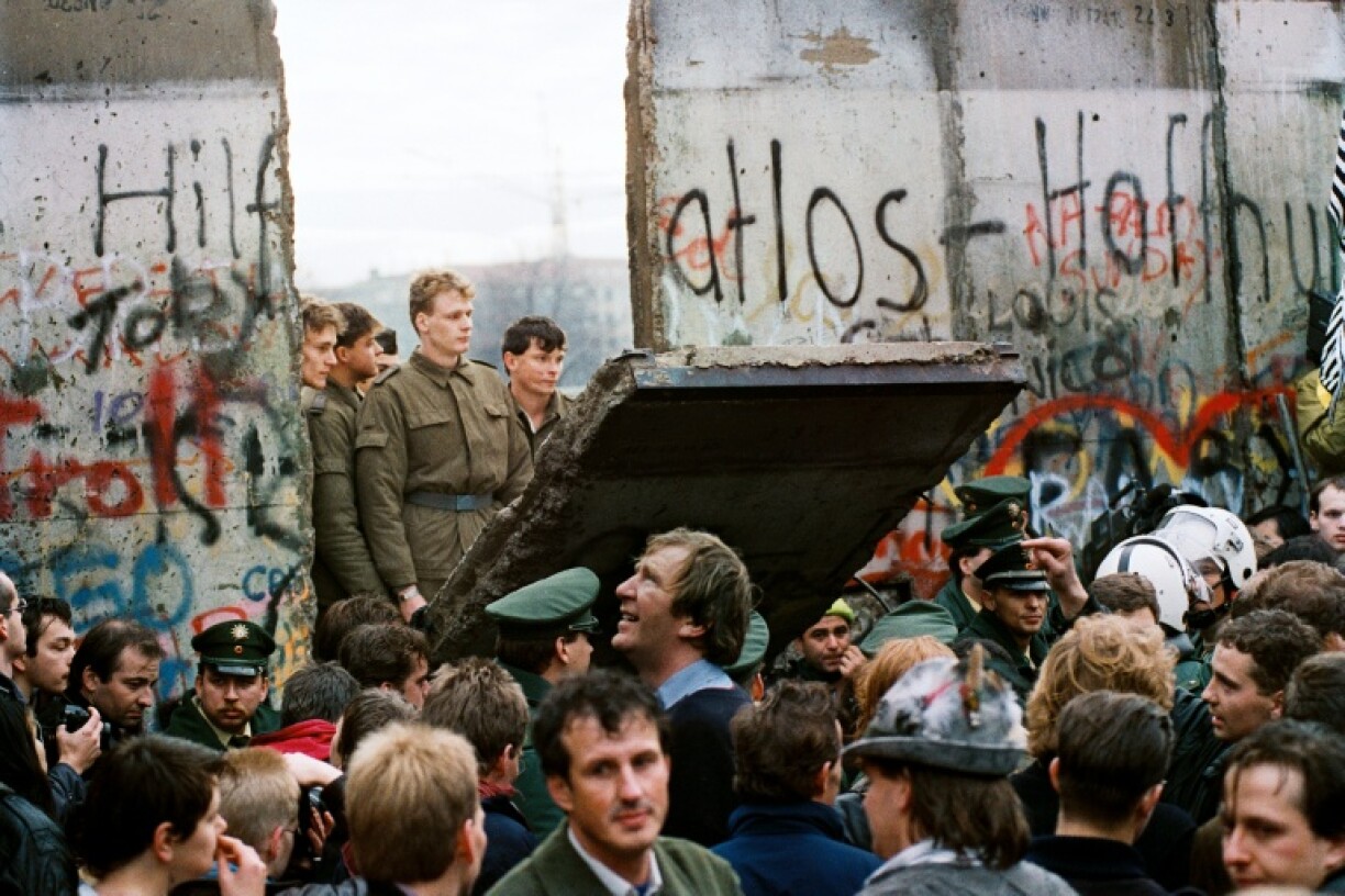 After the 1989 fall of the Berlin Wall, many businesses closed in East Germany, sparking a turbulent era of unemployment, population flight and social dislocation
