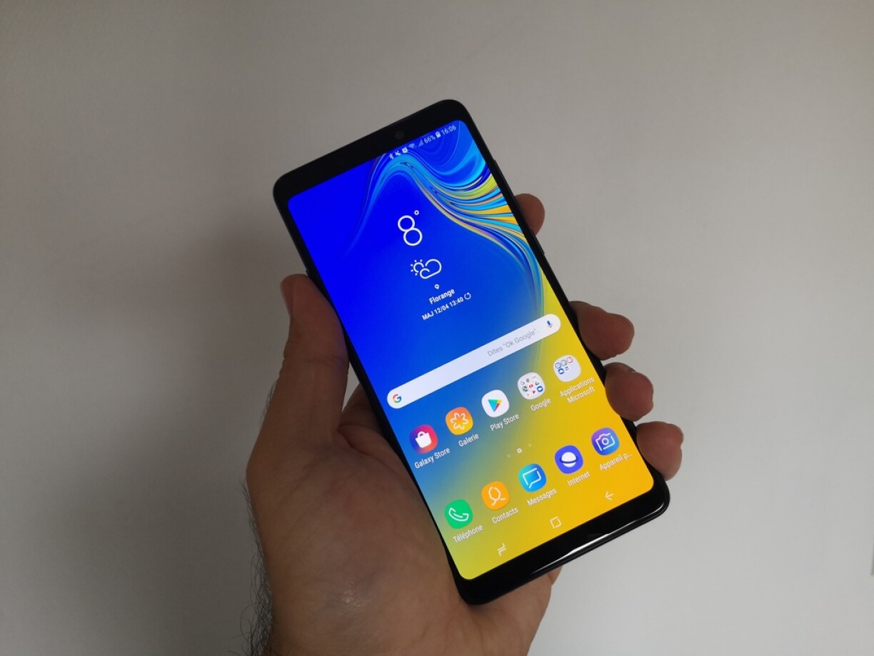 L'écran du Galaxy A9 reproduit des couleurs parfaites.