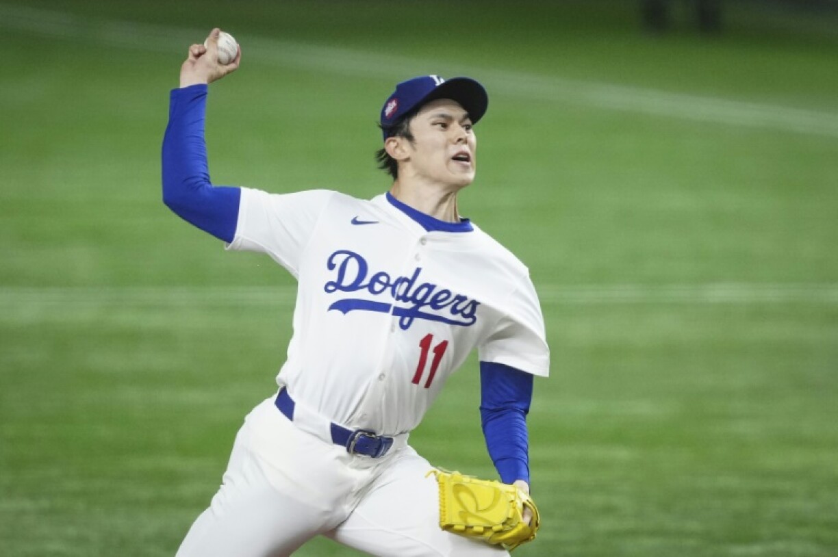 Pitcher Roki Sasaki made his debut for the Los Angeles Dodgers against the Chicago Cubs in Tokyo