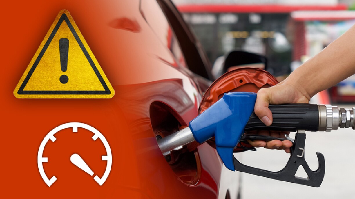 Remplir à ras bord son réservoir est une perte de temps et d'argent!