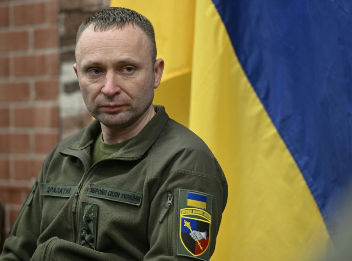 Le général Mykhailo Drapaty en Ukraine le 6 janvier 2025