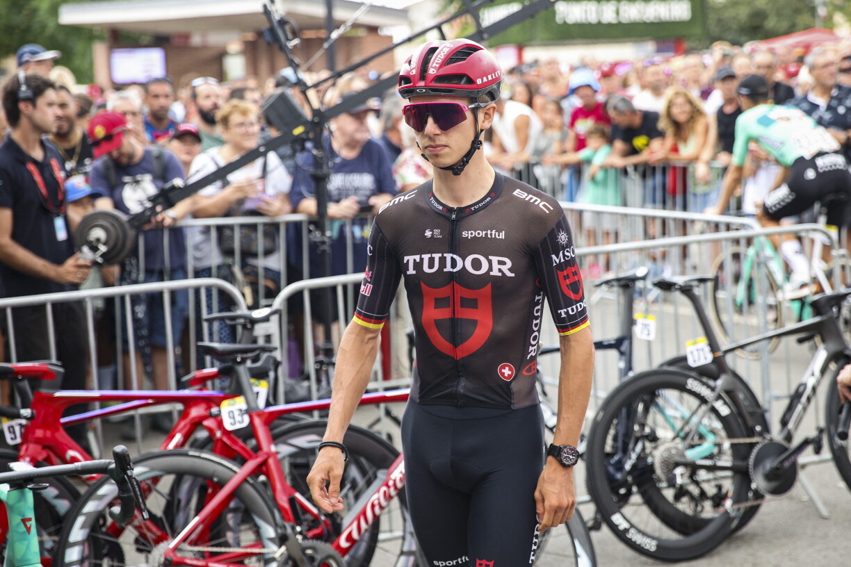 De Marco Brenner bei der 5. Etapp vun der Vuelta.