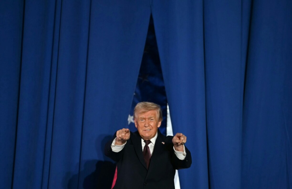 Le président américain Donald Trump à Rocky Mount (Caroline du Nord) le 19 décembre 2025