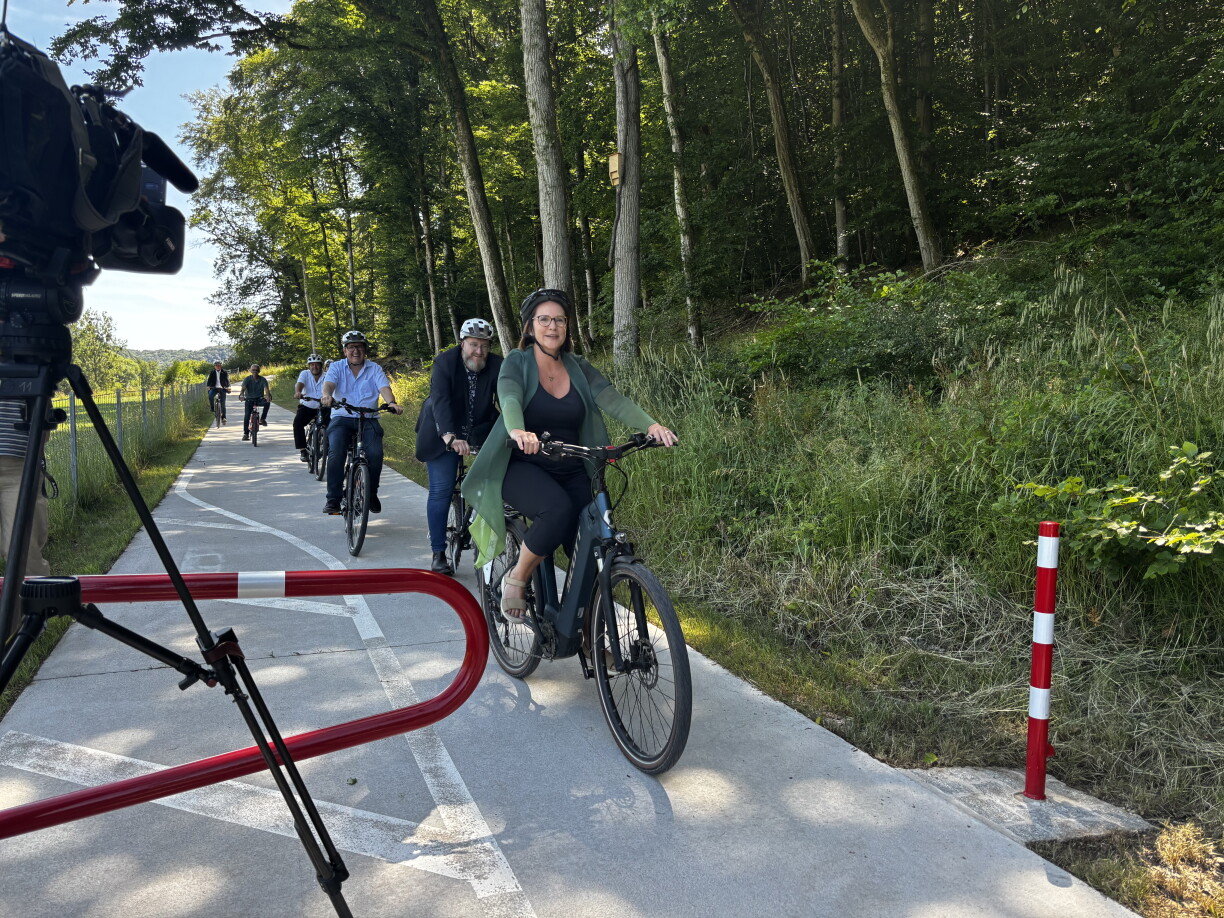 D'Yuriko Backes op der neier Vëlospist