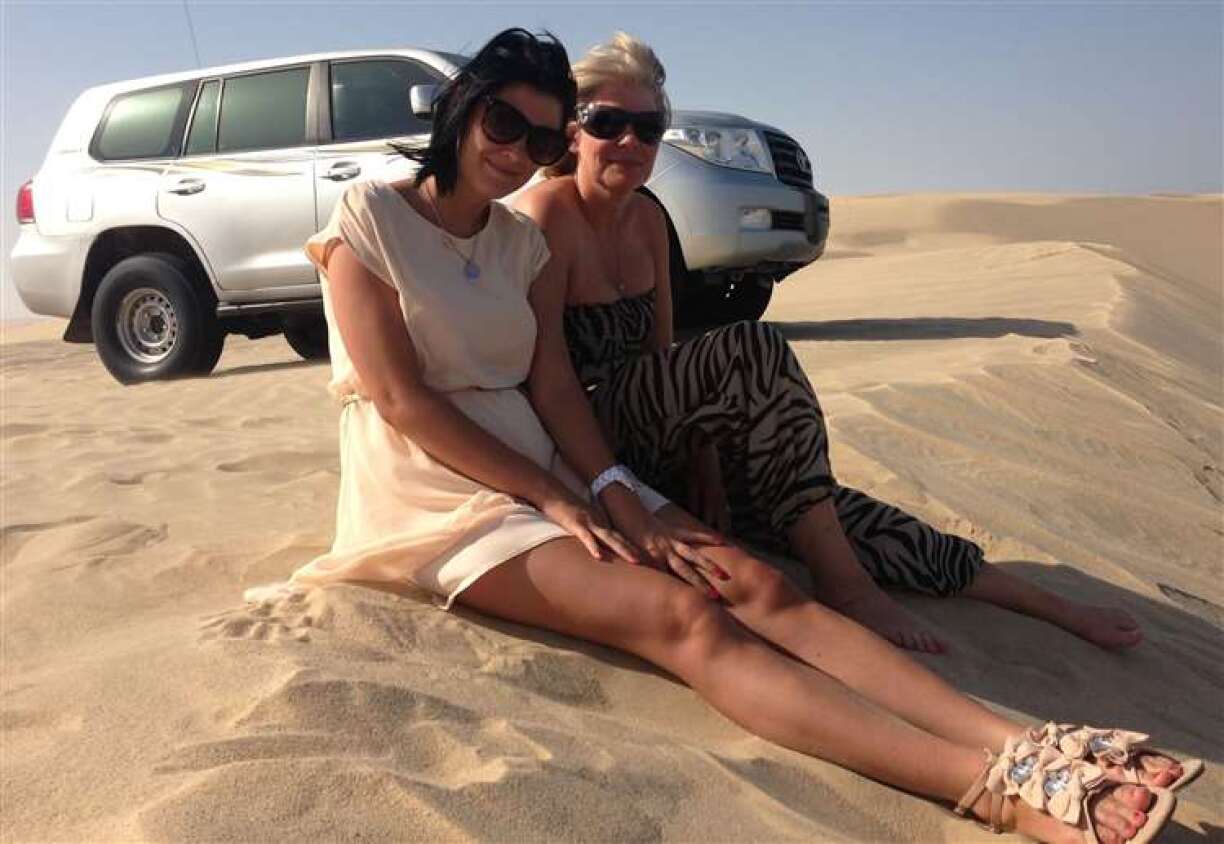 Lauren Patterson pictured with her mother.