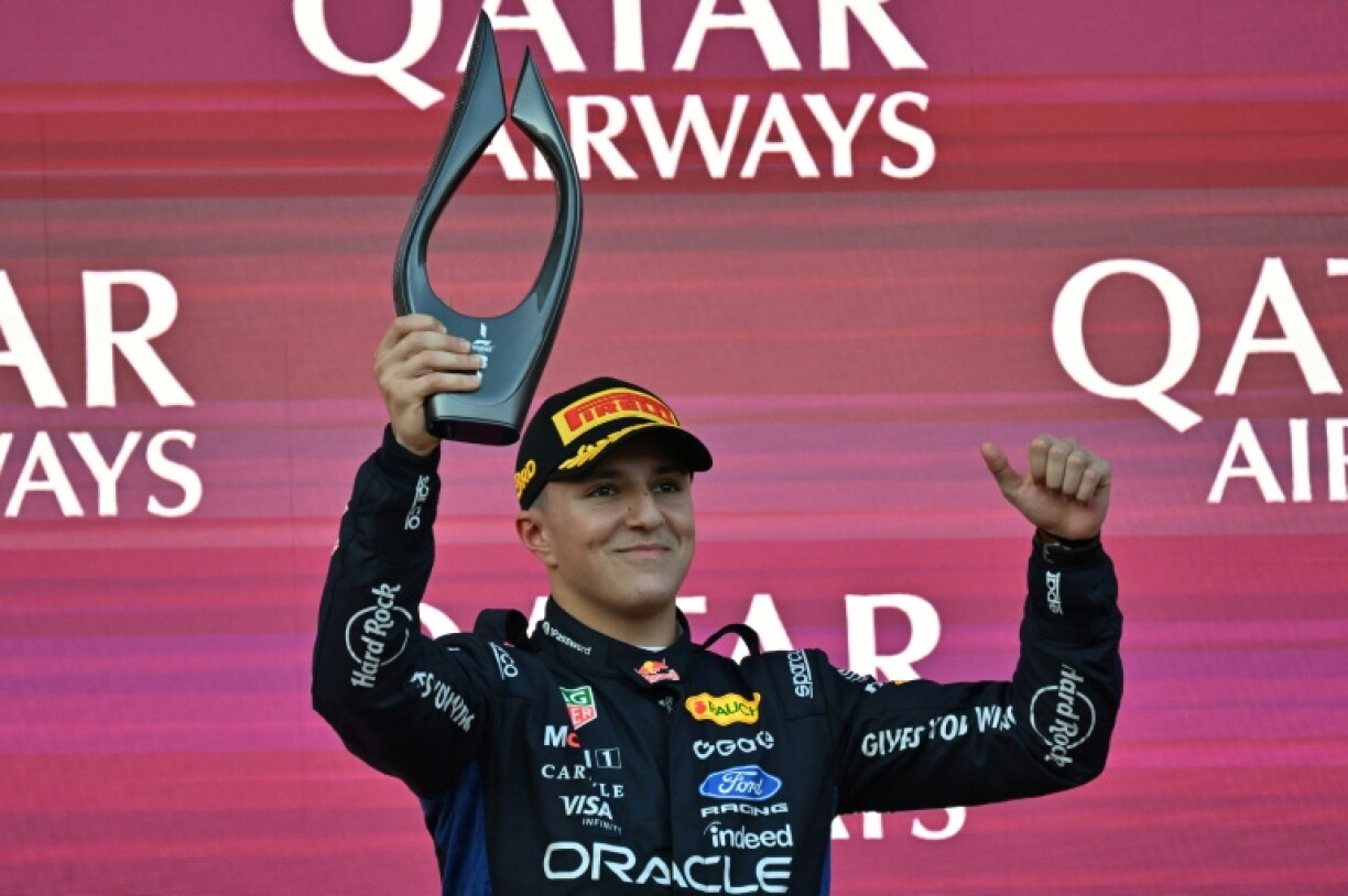 Isack Hadjar finished third at the Azerbaijan Grand Prix