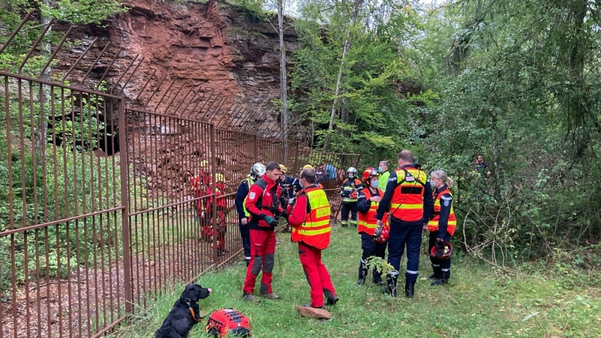 Sichaktioun al aler Minière um Schëfflenger Bierg.