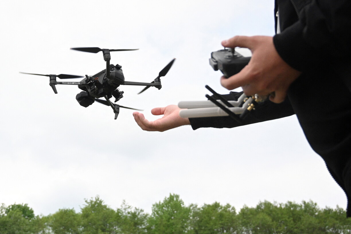 Beispill vun Dron (hei an der Ukrain)