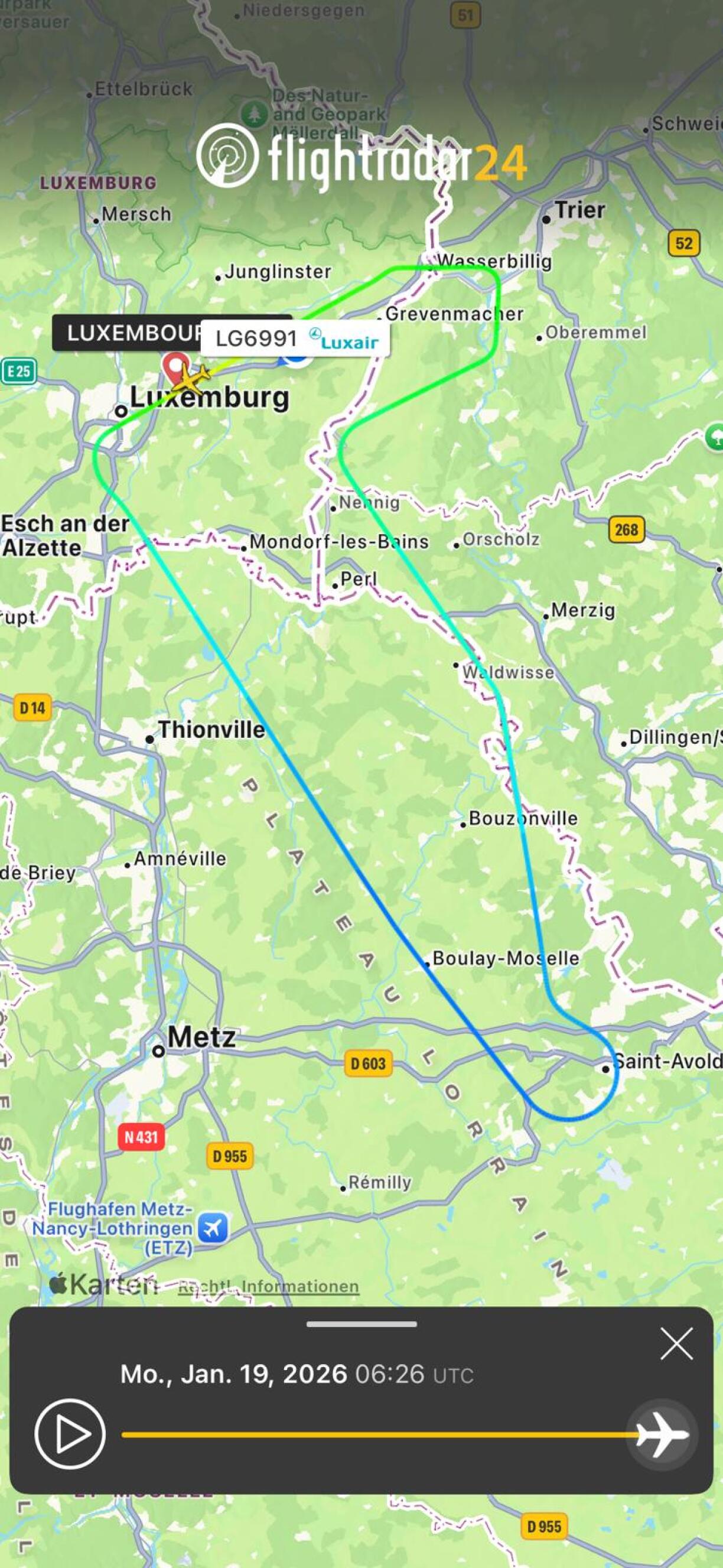 Screenshot of the application