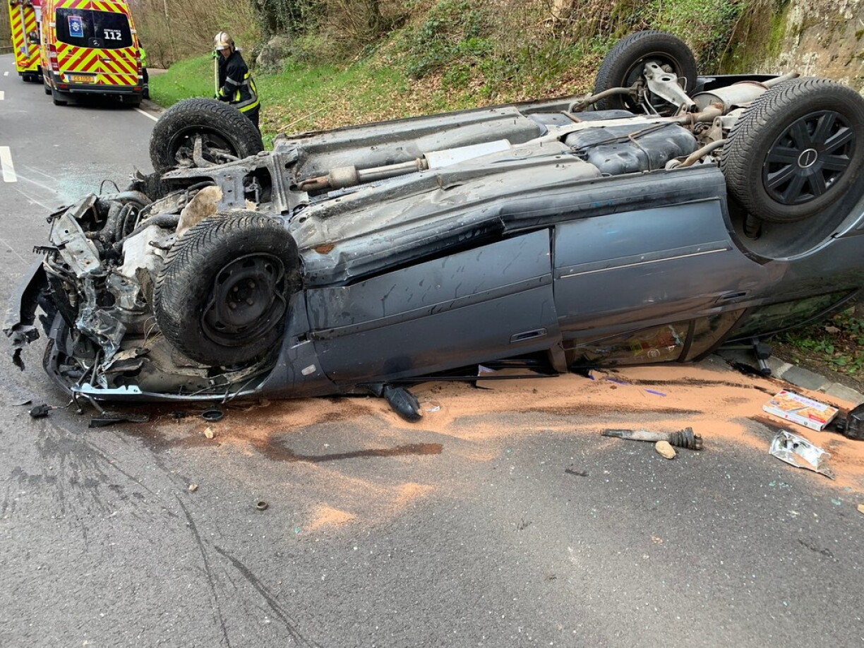 L'accident est survenu ce vendredi matin à 9h sur la route entre Blumenthal et Breideweiler-Pont