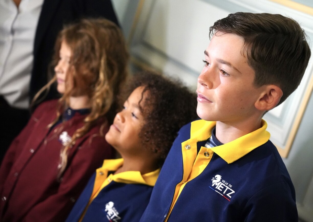 Les uniformes portés dès cette rentrée 2024 dans six écoles de Metz.
