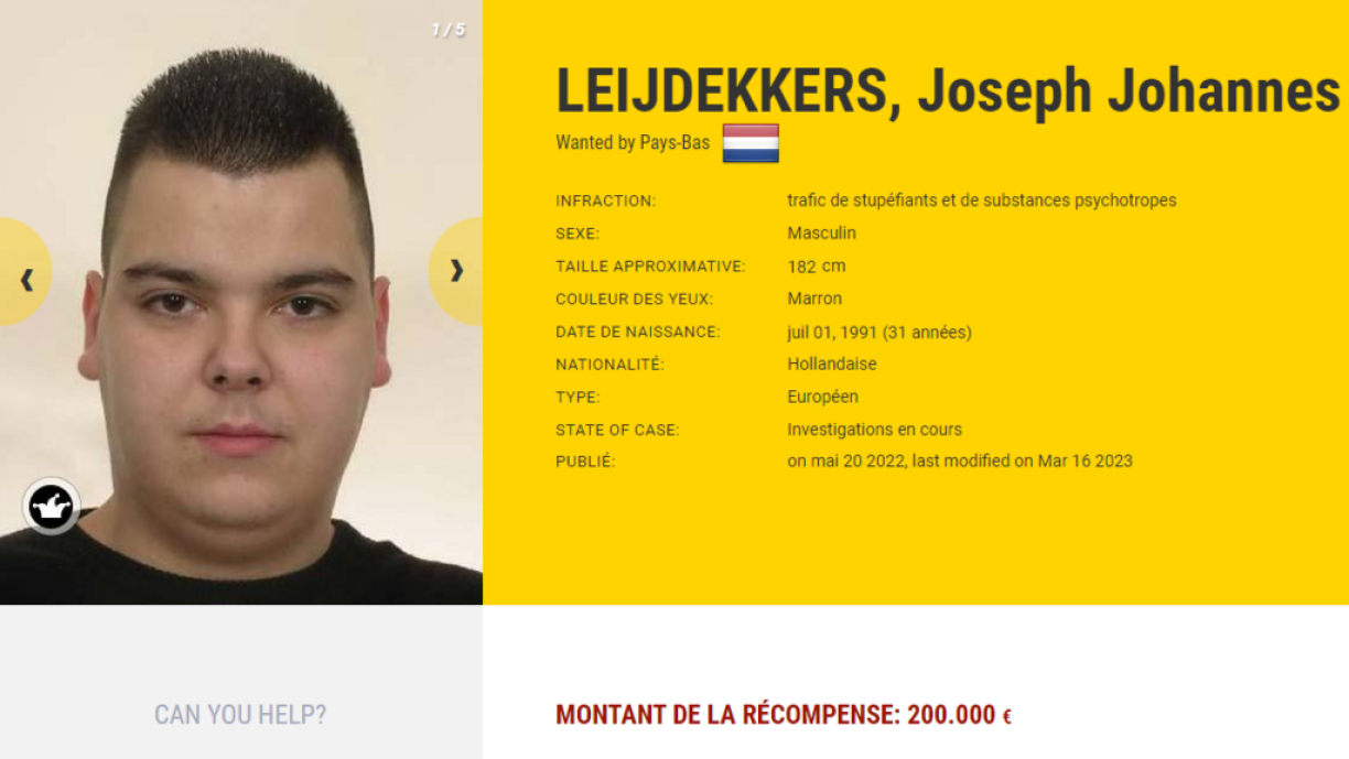 Joseph mesure 182cm , a les yeux marrons, est âgé de 31 ans et est d'origine néerlandaise.