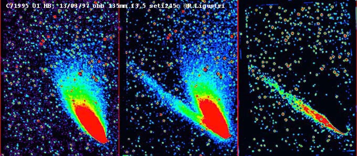 Structure of the Comet Hale–Bopp.