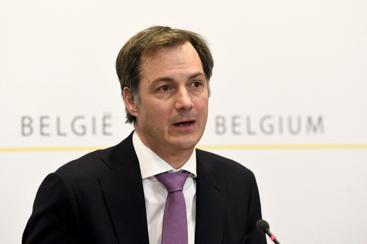 Alexander de Croo, Premier ministre belge, annonçant la réouverture des frontières et des terrasses.