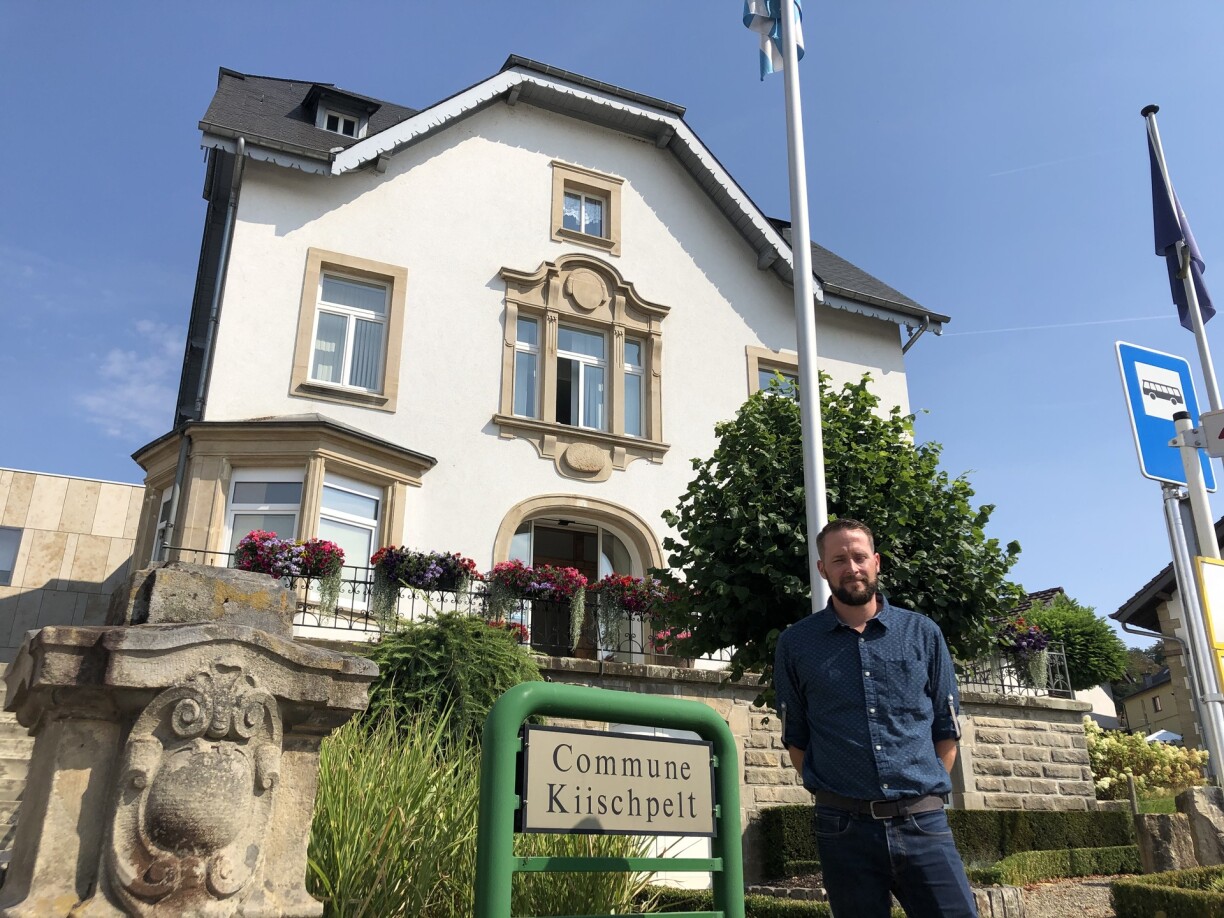 De Kiischpelter Buergermeeschter Yves Kaiser