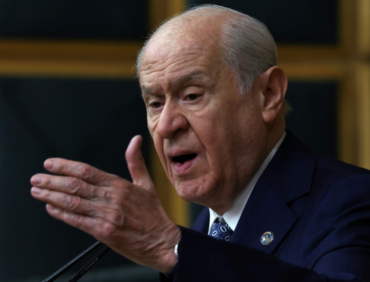 Nationalist MHP party leader Devlet Bahceli extends Ocalan a shock olive branch, inviting him to parliament to renounce terror and disband his group