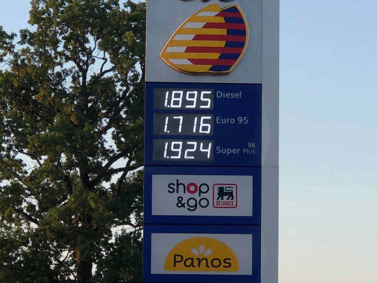 Les prix affichés au Luxembourg le 1er septembre 2022