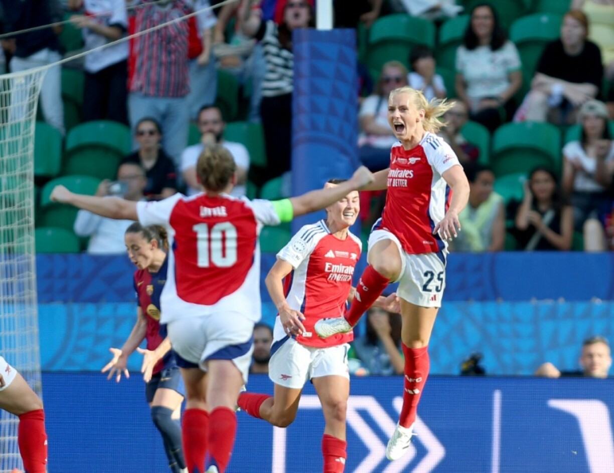 Stina Blackstenius' goal gave Arsenal a 1-0 win over Barcelona in last season's Women's Champions League final