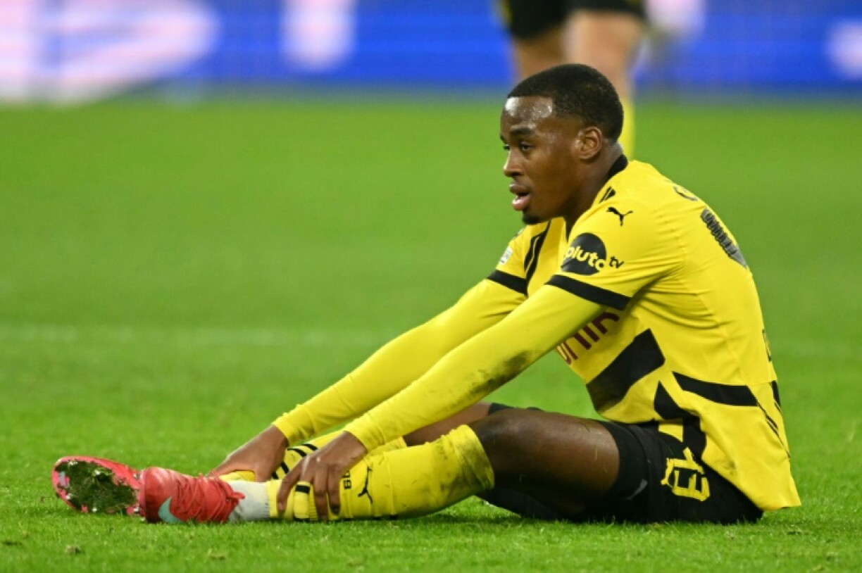 Borussia Dortmund's English forward Jamie Gittens has not scored for nine games in all competitions.