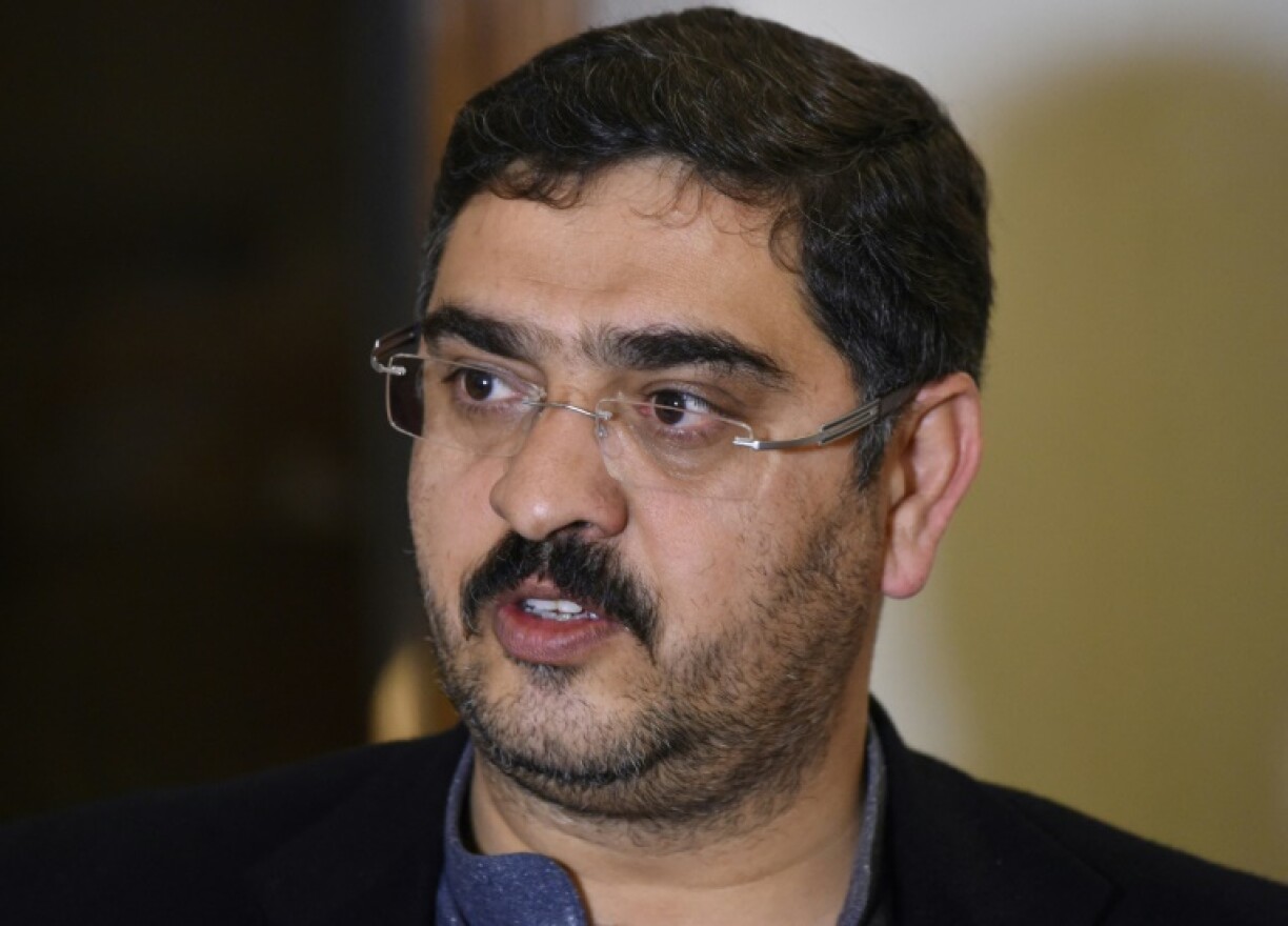 Le sénateur pakistanais Anwaar-ul-Haq Kakar lors d'un entretien avec l'AFP le 16 janvier 2016 à Quetta