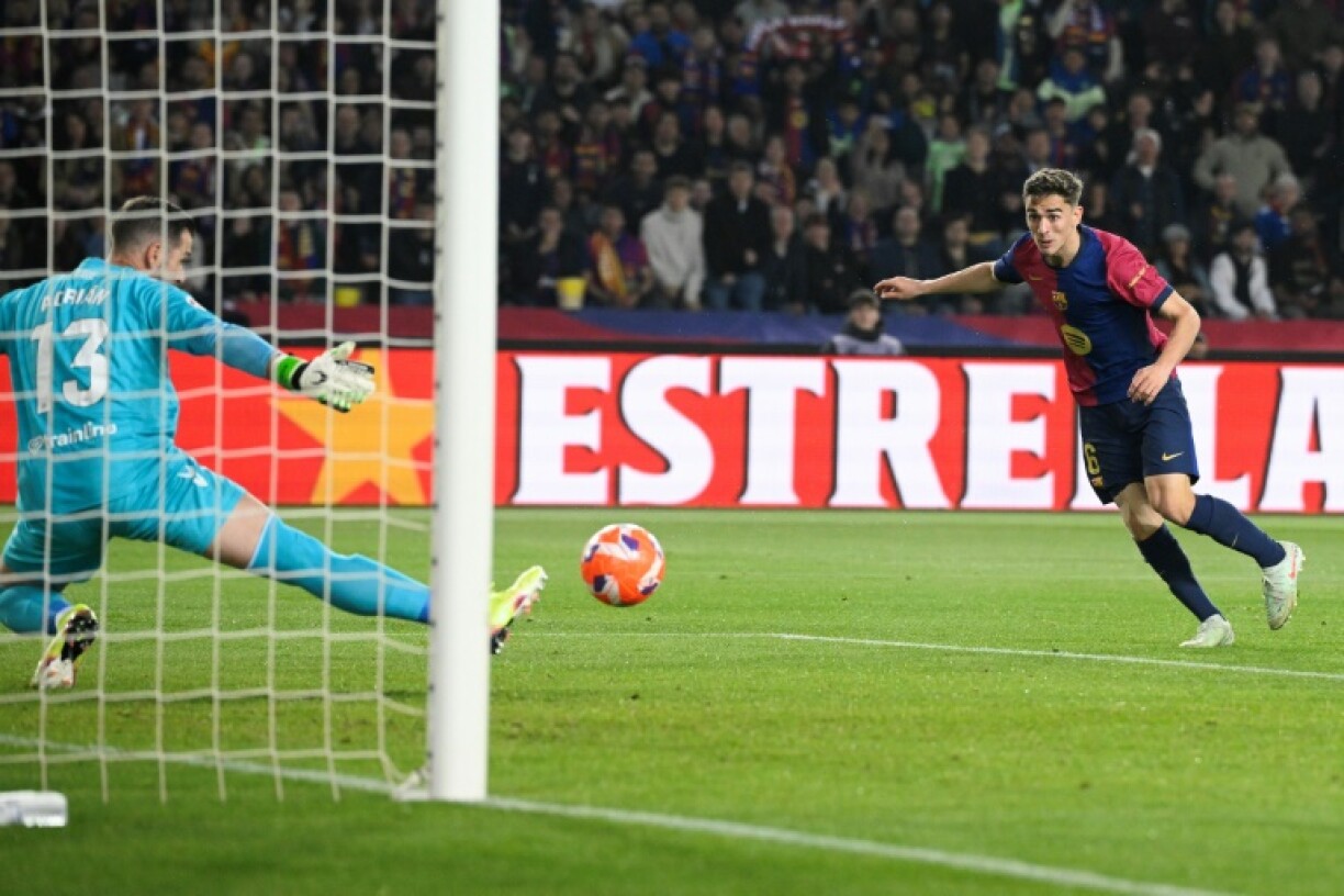 Gavi put Barcelona ahead after seven minutes against Betis