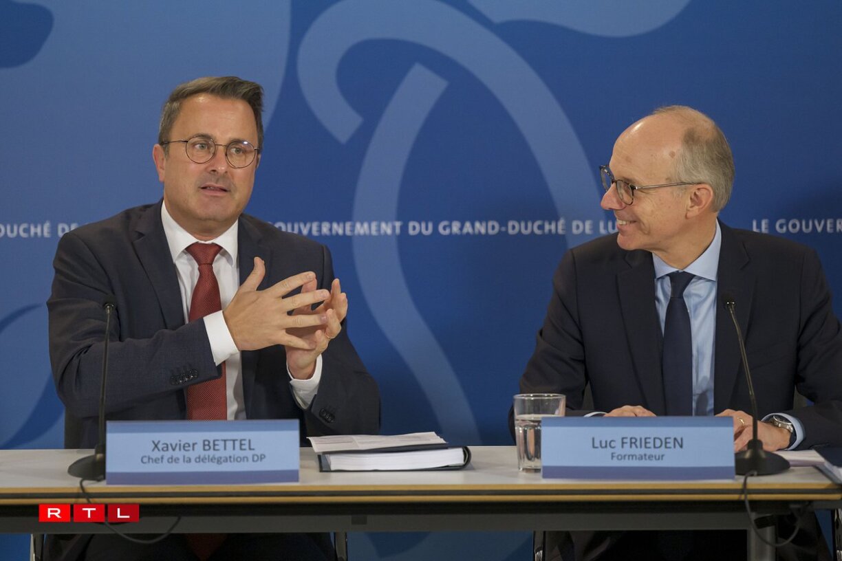 Xavier Bettel et Luc Frieden ont présenté les grandes lignes de l'accord de coalition, qui guidera leur gouvernement au cours des cinq prochaines années.