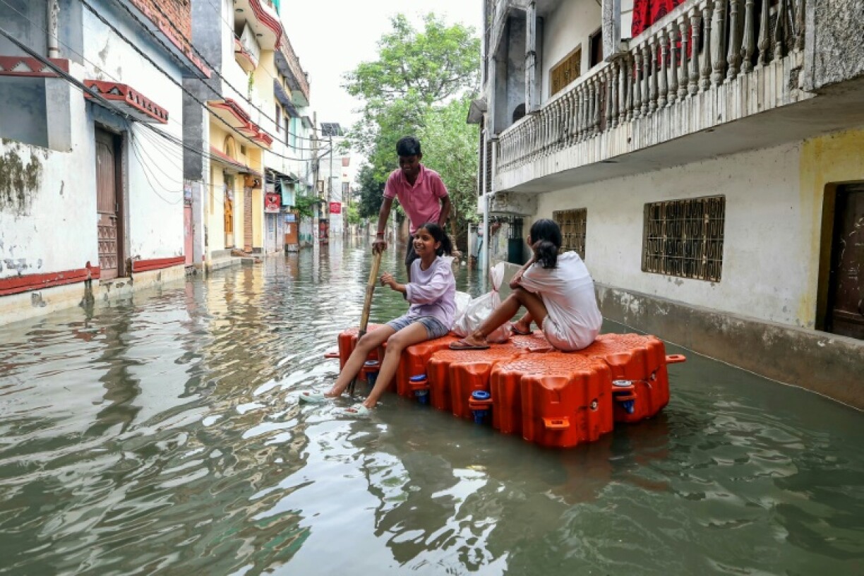 Heavy rains flooded parts of South Asia
