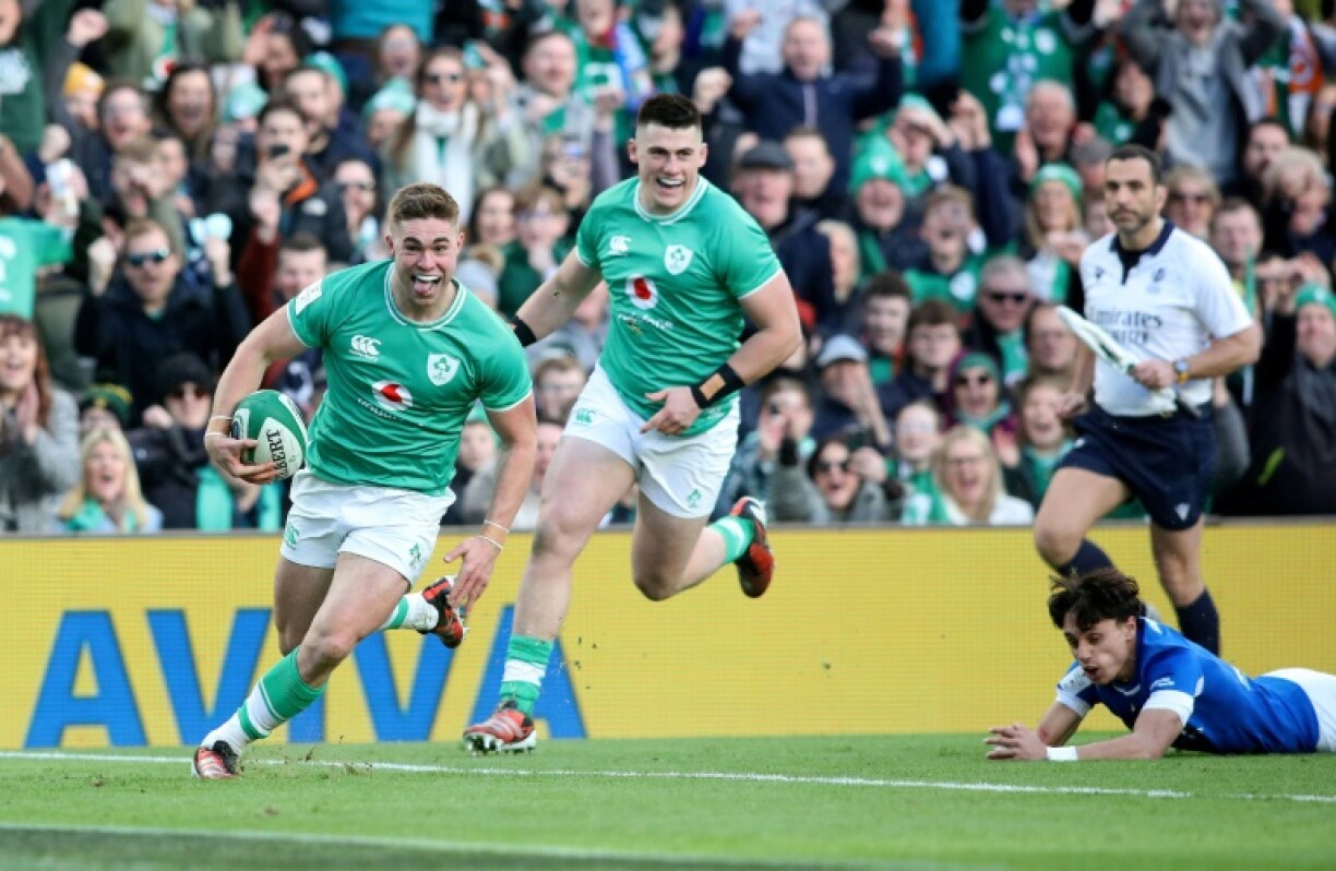 Jack Crowley (L) has yet to prove he deserves to be Ireland's undisputed first choice fly-half says Hugo MacNeill