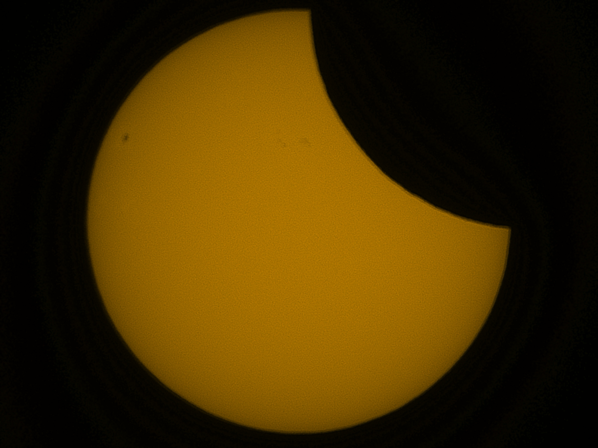 L'éclipse vue de Bissen