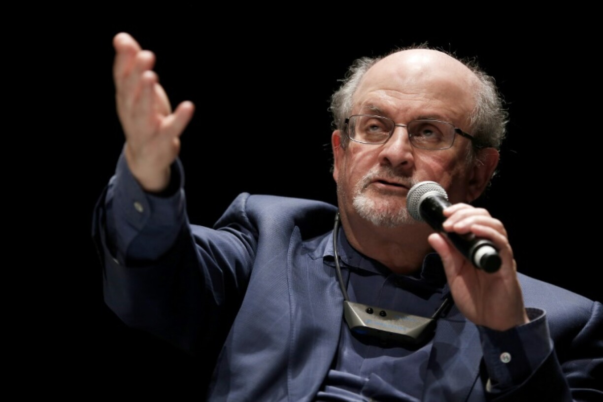 Salman Rushdie, le 13 septembre 2016 au Havre, dans le nord-ouest de la France