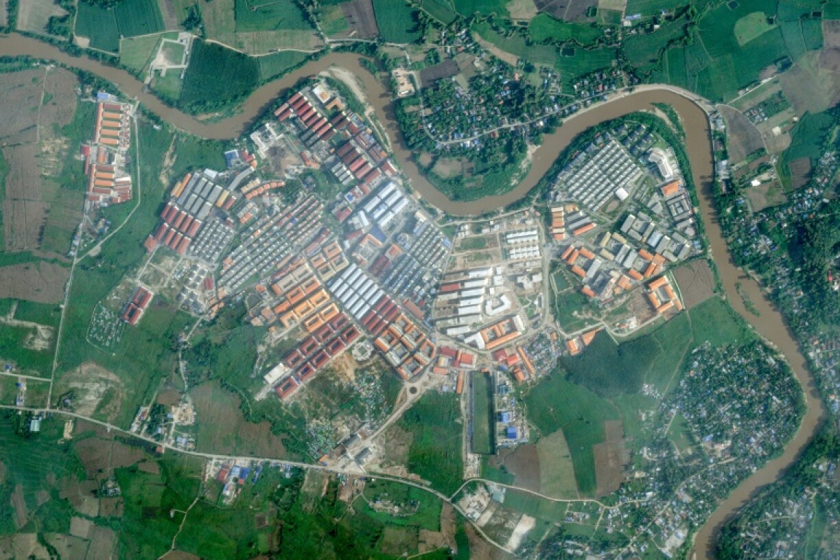 An analysis of satellite images by AFP this week revealed damage, even demolition, to around 100 buildings