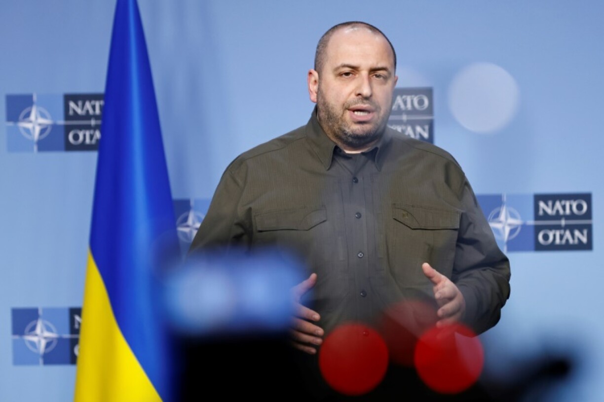 Ukraine's defence minister Rustem Umerov told Kyiv's NATO backers 'we're continuing, we're strong'
