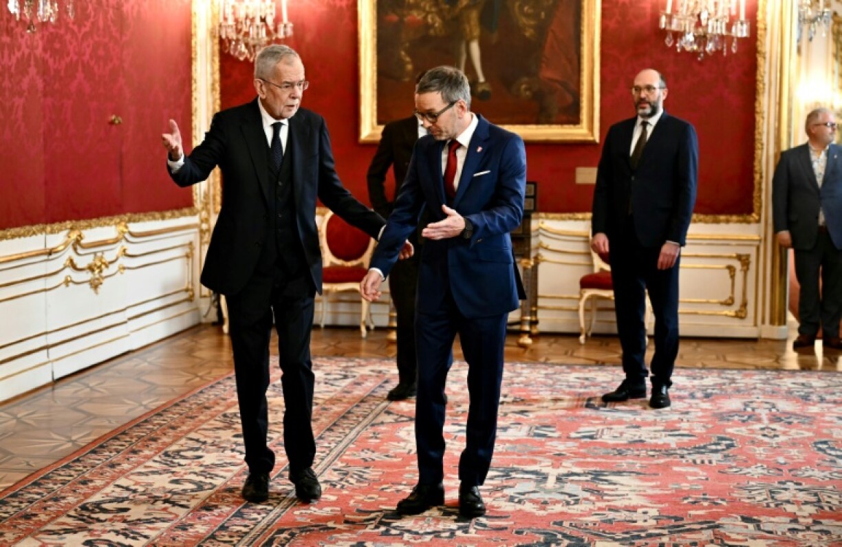 Austria's president met with far-right leader Herbert Kickl after coalition talks to form a centrist government failed