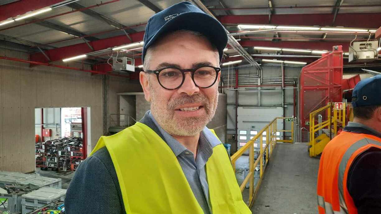 Andy Maxant, directeur des asbl Ecotrel et Ecobatterien